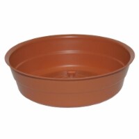 Curtis 5035733 4 in. Vinyl Plant Saucer, Terracotta - 25 Piece