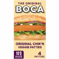 Boca Original Non-GMO Soy Vegan Chik'n Veggie Patties Perspective: Main
