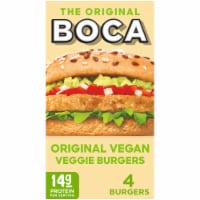 Boca Original Non-GMO Soy Vegan Veggie Burgers