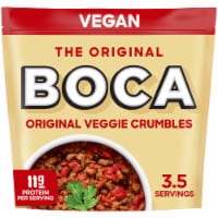 Boca Original Non-GMO Soy Vegan Veggie Crumbles