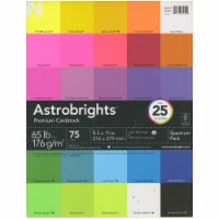 Astrobrights® 65 lb Spectrum Pack Premium Cardstock - Assorted