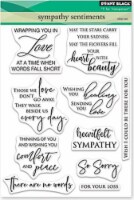 Penny Black Clear Stamps-Sympathy Sentiments 5 X6.5