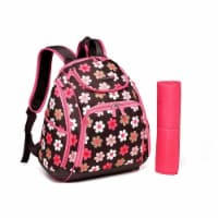 MKF Collection by Mia K. Amazing Mom Colorland Leslie Multi-Pocket Baby Diaper Backpack fren