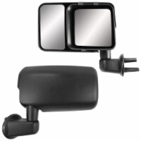 Custom Fit Towing Mirror for Jeep Wrangler (2007-2017) & Wrangler JK (2018), Pair