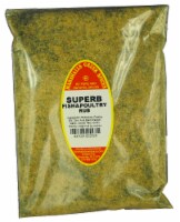 SUPERB FISH AND POULTRY RUB NO SALT REFILL 11 OZ. Marshalls Creek Spices