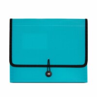 DocIt 7-Pocket Expanding File Folder - Teal