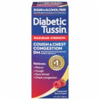 Diabetic Tussin Maximum Strength Cough Suppressant & Expectorant Liquid