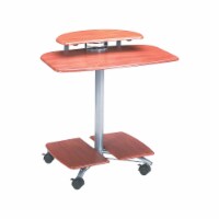 Safco Flat Panel Display Stations Medium Cherry 948MEC