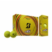 Bridgestone e6 Soft Feel Core Long Distance Yellow Plastic Golf Balls Perspective: Main