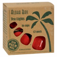 Aloha Bay - Tea Light - Red - 12/.7 oz - Pack of 3