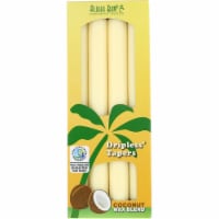 Aloha Bay Dripless Tapered Candles - Cream