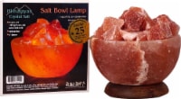 Aloha Bay Salt Bowl Lamp with Stones Perspective: Main