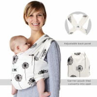 Baby K'tan Pre-Wrapped Ready To Wear Baby Carrier: Dandelion Print L