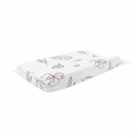 Goumikids Soft Organic Cotton Bamboo Baby Changing Pad Cover, Abstract Floral
