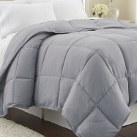 Down Alternative Hypoallergenic Microfiber Comforter Duvet Insert Grey Full/Queen 88-by-88
