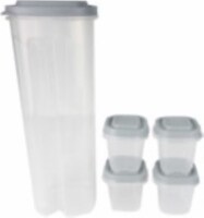 VM International Pasta Storage Container - Gray Perspective: Main