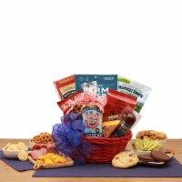 Proud To Be An American Patriotic Snack Gift Basket - July 4th gift basket - patriotic gift