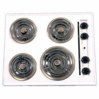 24 Wide 4-Burner Coil Cooktop
