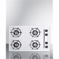 Summit Appliance WNL05P 30 in. Gas Open Burner Cooktop, White