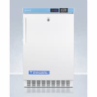 Built-in ADA compliant frost-free vaccine all-freezer in white with lock