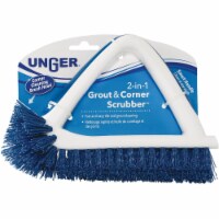 Unger 2-In-1 Grout & Corner Scrubber Brush 979870