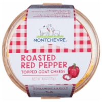 Montchevre® Roasted Red Pepper Topped Goat Cheese Perspective: Main