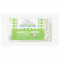 Montchevre® Garlic & Herbs Goat Cheese Log Perspective: Main