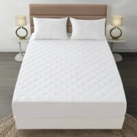 Lux Decor Collection Mattress Pad Quilted Easy Fit Mattress Topper - Queen