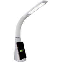 OttLite Wireless Sanitizing Purify Desk Lamp & Phone Charger - White