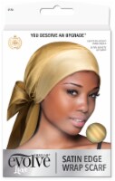 Evolve Luxe Satin Edge Wrap Scarf Perspective: Main