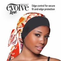 Foulard Satin Cheveux Edge Wrap Scarf Moroccan - Evolve