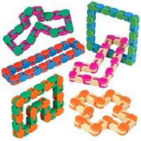 Neliblu 6-Piece Sensory Fidget Toys Set: Snap & Click Cube Puzzles