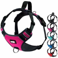 Black Rhino Comfort Harness | Mesh Padded Vest | Medium Pink/Bl