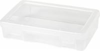 IRIS USA Medium Modular Supply Case, 10 Pack, Clear