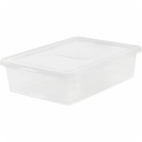 IRIS USA 28 Quart Plastic Stackable Storage Container Bin with Latching Lid Perspective: Main