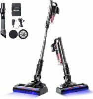 IRIS USA High Power Cordless Stick Vacuum Cleaner with Replaceable Rechargeable Battery