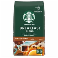 Starbucks Breakfast Blend Medium Roast Ground Coffee Perspective: Main