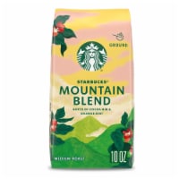 Starbucks Mountain Blend Medium Light Roast Ground Coffee Perspective: Main