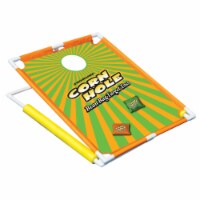 Swim Central 31482167 36 in. Floating Bean Bag Target Toss Swimming Pool Game, Orange & Green