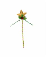 Mark Roberts 12 Gold and Green Candy Cane Lollipop with Gold Glittered Star Christmas