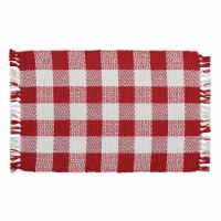 Park Designs Buffalo Check Placemat Set - Red & Cream