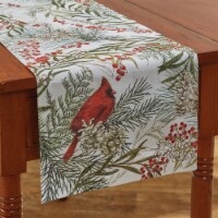 Park Designs Cardinal Table Runner  - 54 L - White