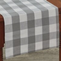 Park Designs Buffalo Check Backed Gray Table Runner 13 x 36