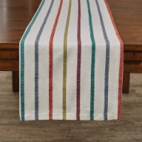 Split P Amber Stripe Woven Table Runner 15 x 72