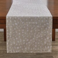 Split P Fawn Printed Table Runner 15  x 72