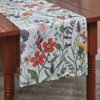 Park Designs Wildflower Sketchbook Table Runner 13 x 54