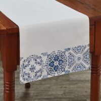 Park Designs Delft Tile Table Runner 13  x 36