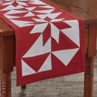 Park Designs Heritage Star Table Runner - 54''L - Red