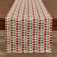 Split P Happy Merry Brick Christmas Table Runner - 54''L - Red