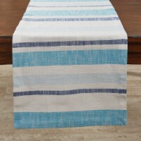 Split P Colby Woven Stripe Table Runner 15  x 72